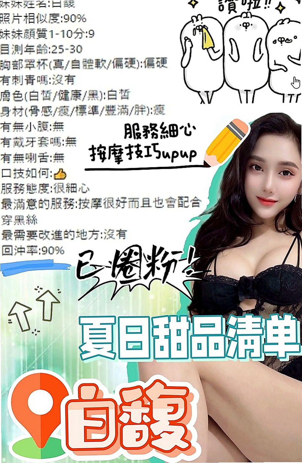 後壁外出：雅如 |寂寞騷妹|169cm|44kg/|E杯|24y|